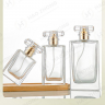 Transparent Square Glass Perfume Bottle