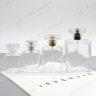 Transparent Square Glass Perfume Bottle