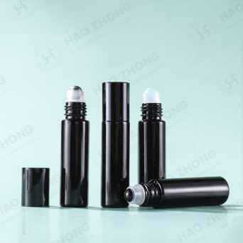 Black Roll-On Bottle for perfume essence oil Convenient Pack 10ml 15ml 20ml