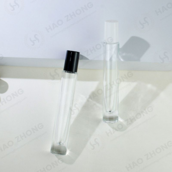 10ml Essential Oil Glass Bottle Cosmetics with Stainless Steel Roller