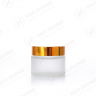 Frosted Facial Hand Cream Glass Jar Cosmetic Use 