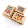 Windowed Kraft Paper Lunch Box