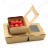 Windowed Kraft Paper Lunch Box