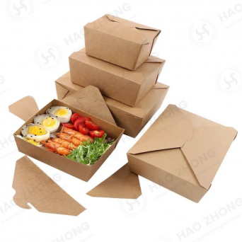 Food-grade Kraft Paper Lunch Box