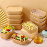 Biodegradable Lunch Box, Salad Bento Box, Rectangular Bowl