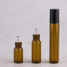 Amber Essential Oil Glass Bottle Cosmetics with various lids options 1ml 5ml
