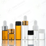 Glass Dropper Bottle for essence oil 1ml 2ml 3ml 4ml 5ml