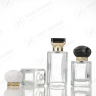 Transparent Spray-Painted Cosmetic Glass Bottles 30ml 50ml 100ml