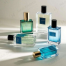 Transparent Square Glass Perfume Bottle with Metal Lids 20ml 30ml 50ml 100ml