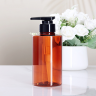 High-end straight-shoulder shampoo bottle