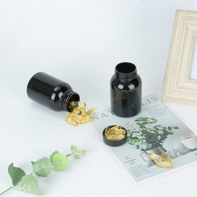Lightproof vitamin dietary supplement nutraceutical pharmaceuticals tablet capsule packaging bottle