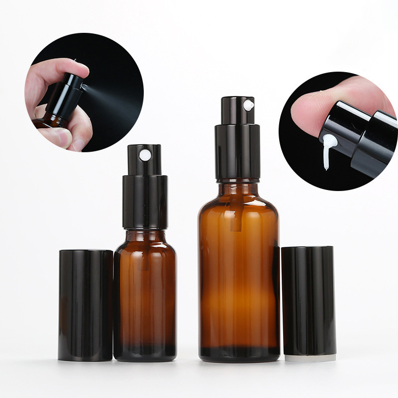 Glass Perfume and lotion Bottle