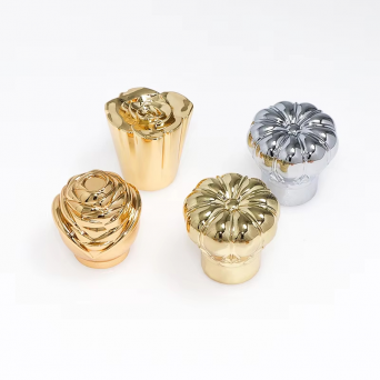Zinc Alloy Aluminum Metal Perfume Caps Crimp Screw