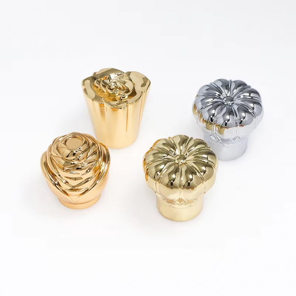 Zinc Alloy Aluminum Metal Perfume Caps Crimp Screw