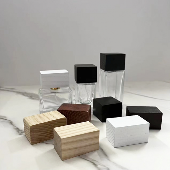 Handcraft Custom Wooden Bamboo Perfume Caps Eco-friendly