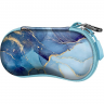 Hard EVA Shell Sunglasses Case Shockproof Sport Glasses Case with Metal Carabiner Travel Zipper