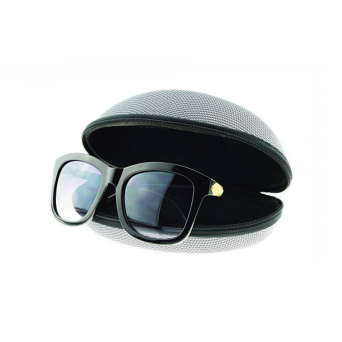 Hard EVA Shell Sunglasses Case Shockproof Sport Glasses Case with Metal Carabiner Travel Zipper
