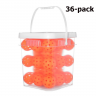 40 hole pickleball Orange 36-pack in a barral