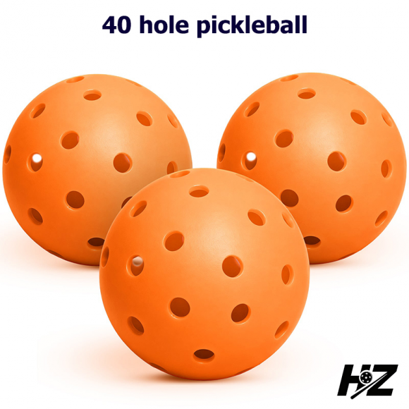 Classic LAVA 40-hole Pickleball for Outdoor and Indoor Play Loose Balls custom packaging available