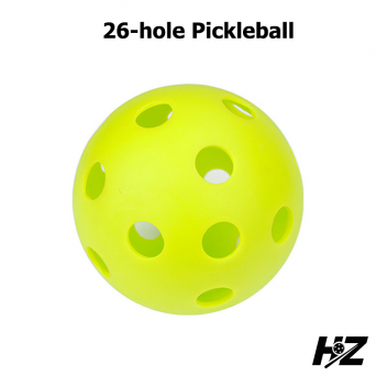 26 hole indoor pickleball with multiple color options - USAPA Standard - High Resilience & Durability