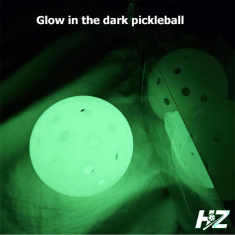 Luminous Pickleball Indoor and Outdoor night play Glow in the Dark Pickleball
