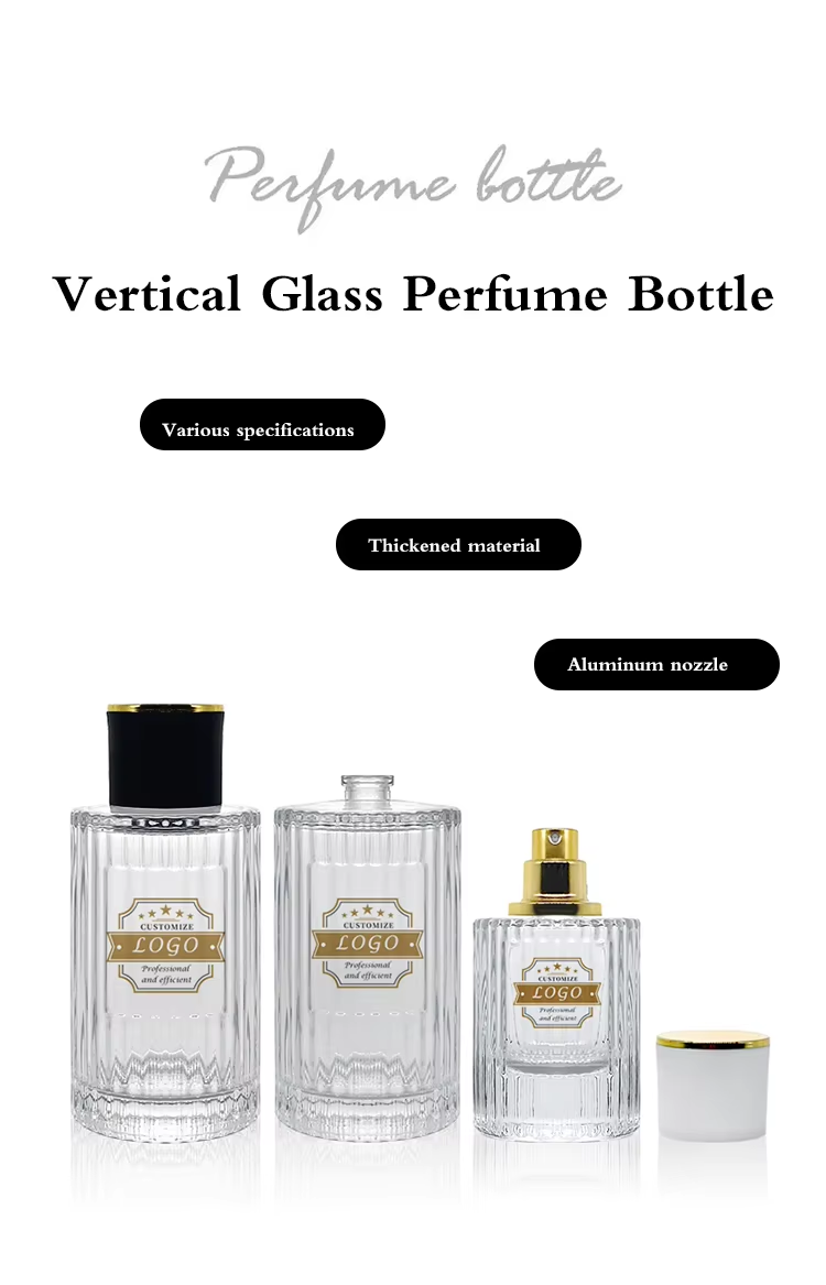 Glass Screw-Top Spray Perfume Bottle