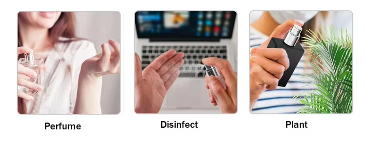 Glass Screw-Top Spray Perfume Bottle