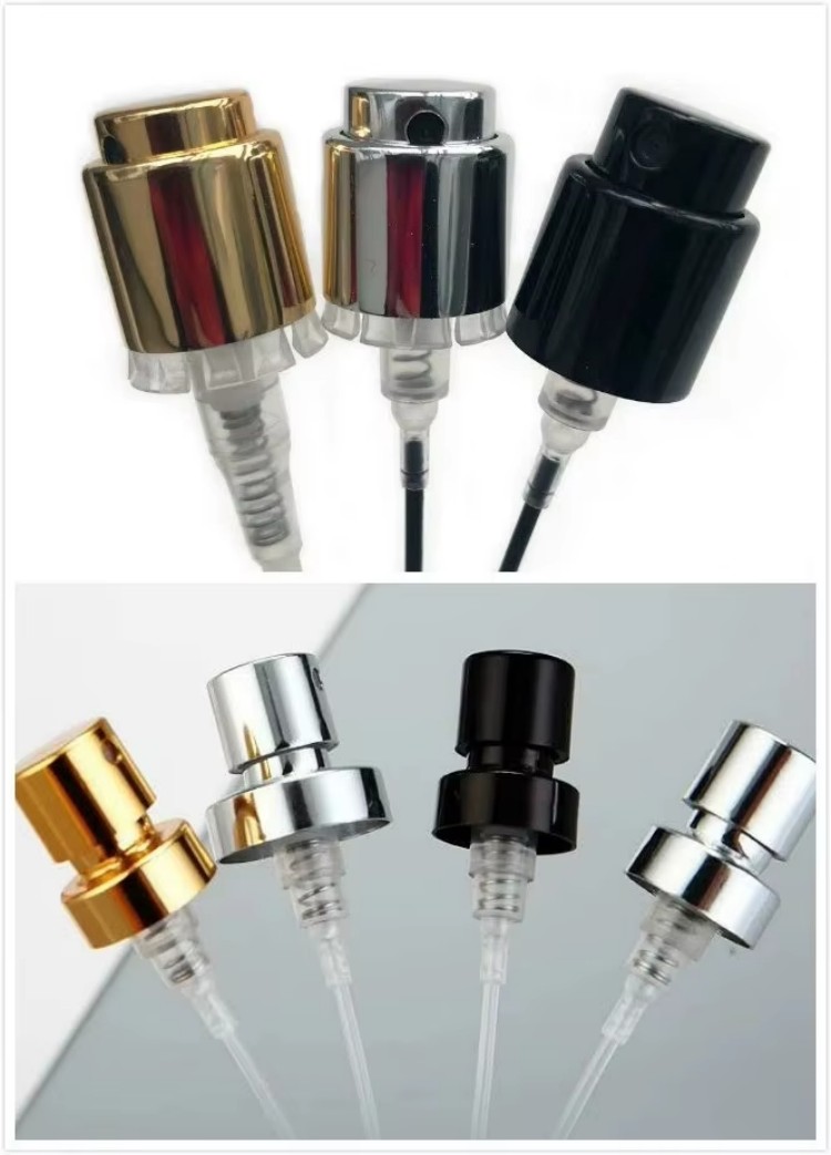 Round Glass Spray Bottle With Wooden Cap Perfume Bottle