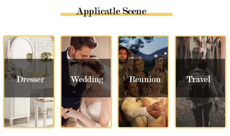 Transparent Square Glass Perfume Bottle