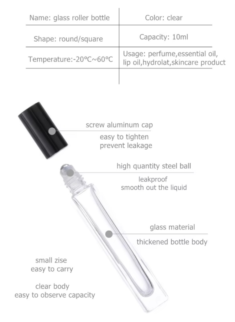 Essential Oil Glass Bottle Cosmetics