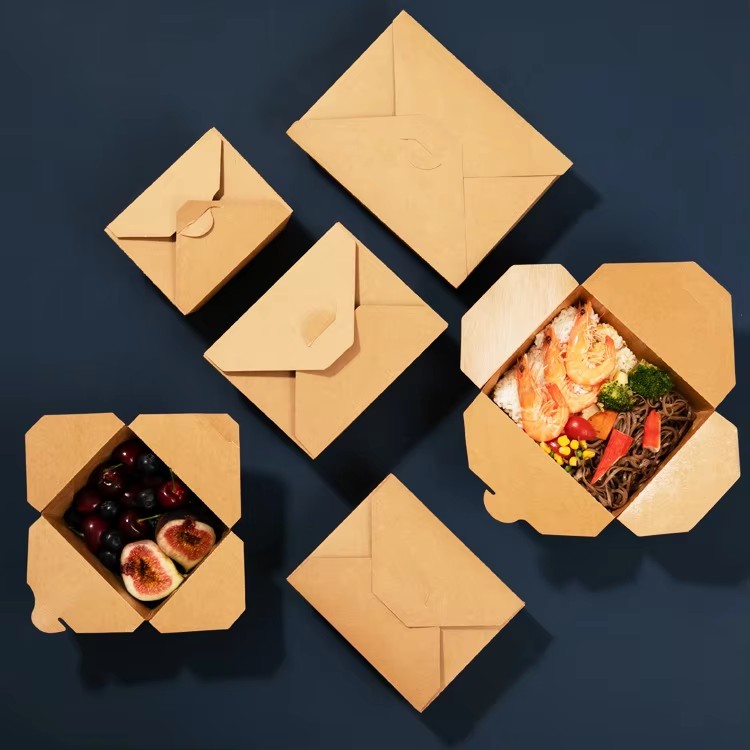Food-grade Kraft Paper Lunch Box