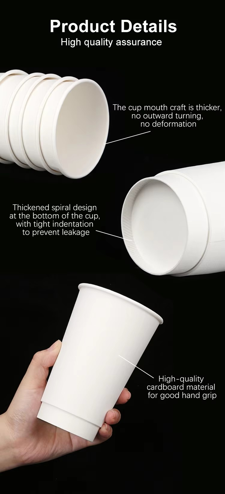 Double-Layer Insulated Kraft Paper Cup