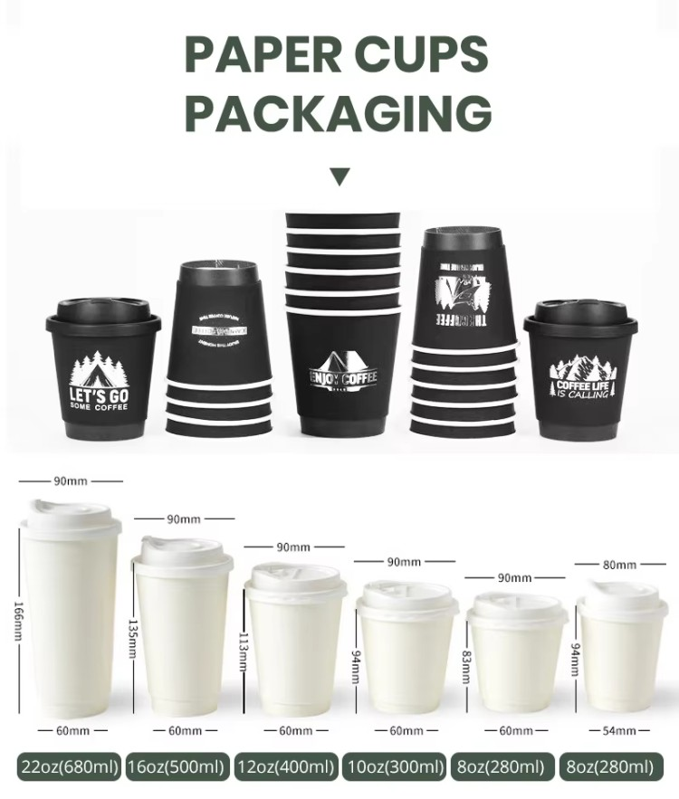 Double-Layer Insulated Kraft Paper Cup