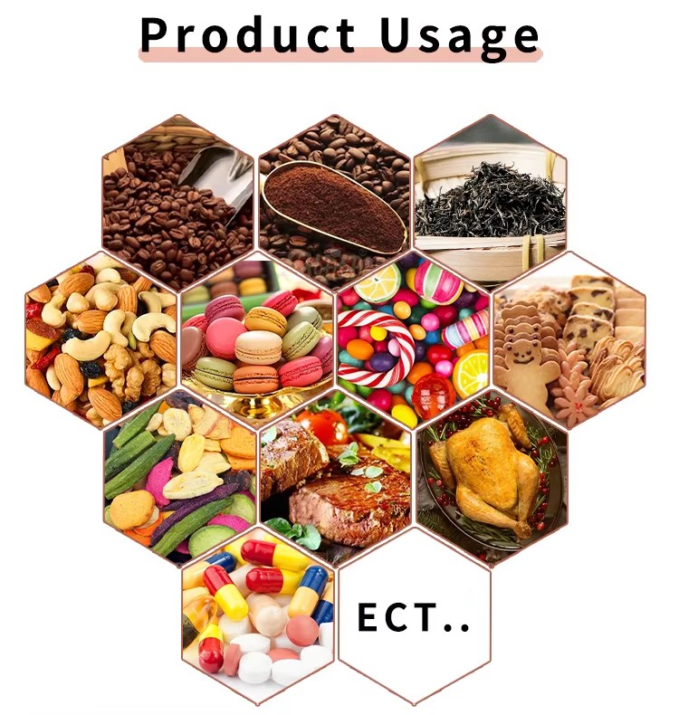 Eight-Sided Sealed Air Valve Aluminum Foil Packaging Bag