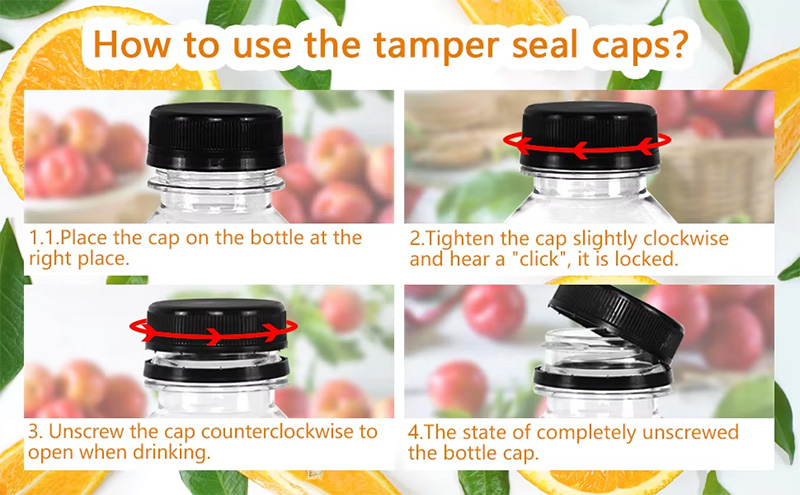 Square beverage juice bottle