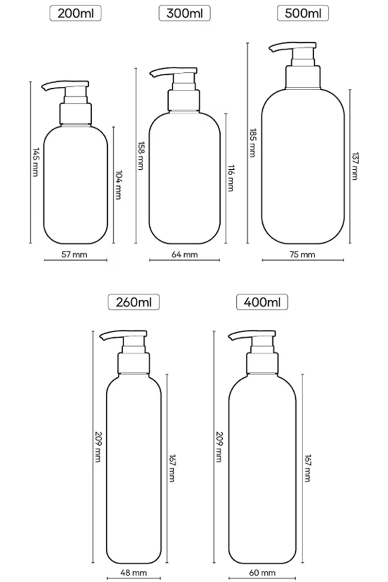 PE plush round-shoulder bottle