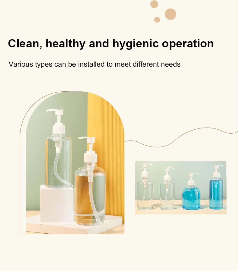 Plastic body care shower gel Bottle