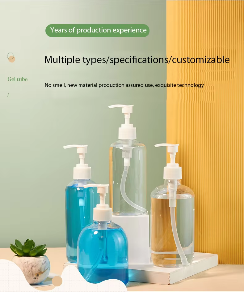 Plastic body care shower gel Bottle