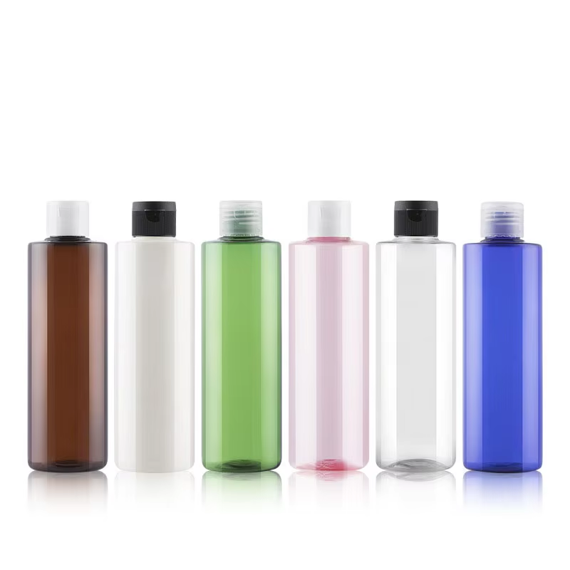 Slanted shoulder PET plastic hydrosol bottle