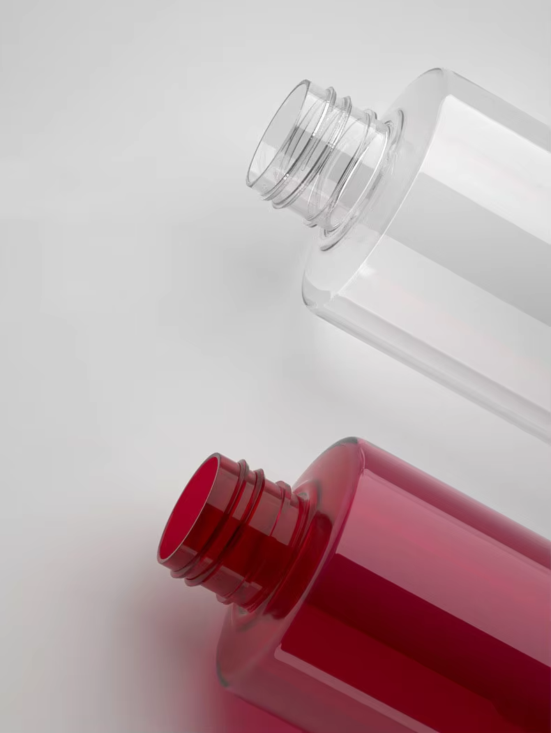 Slanted shoulder PET plastic hydrosol bottle