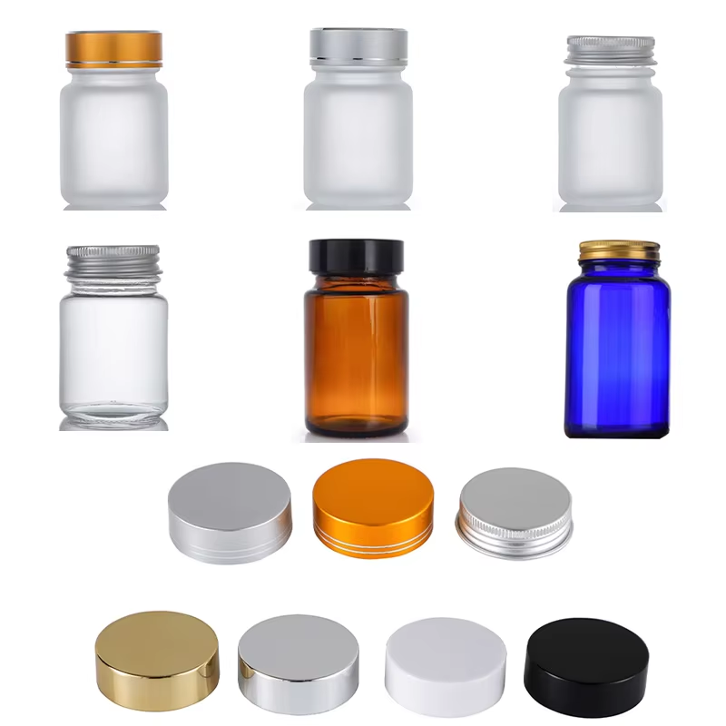 HDPE plastic capsule bottle