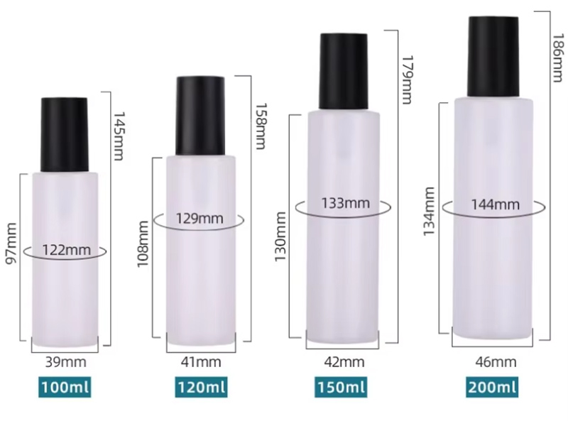 serum lotion spray bottles