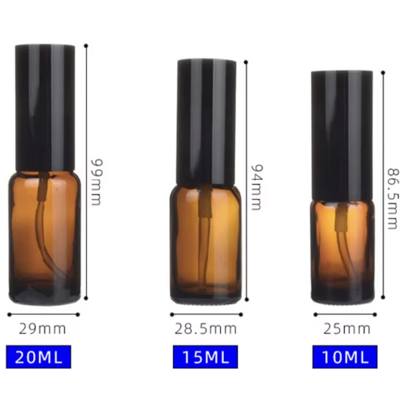 Glass Perfume and lotion Bottle