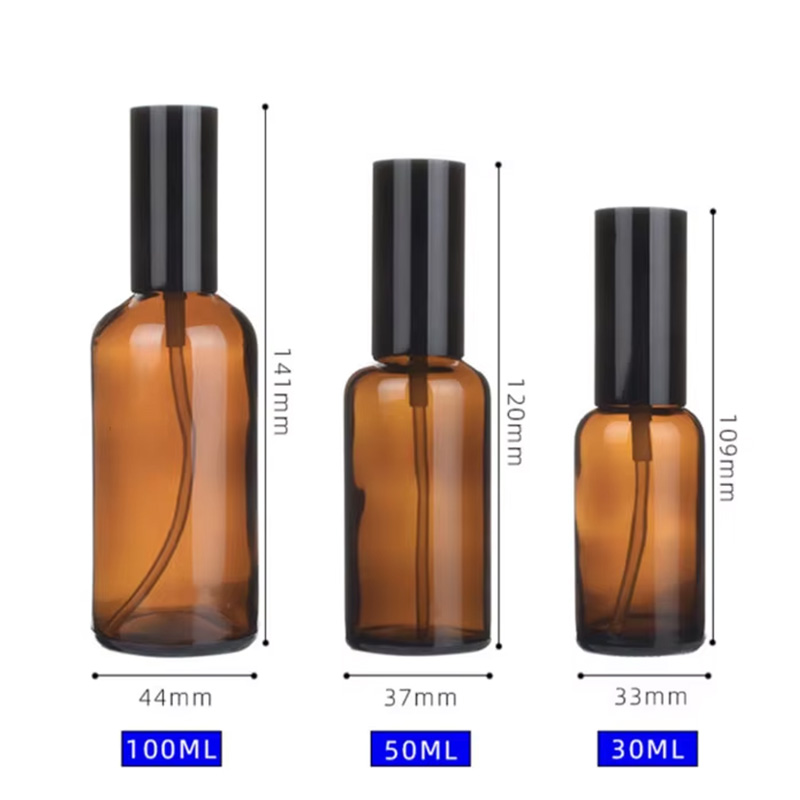 Glass Perfume and lotion Bottle