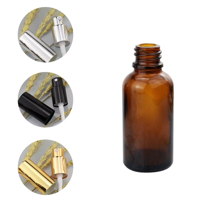 Glass Perfume and lotion Bottle