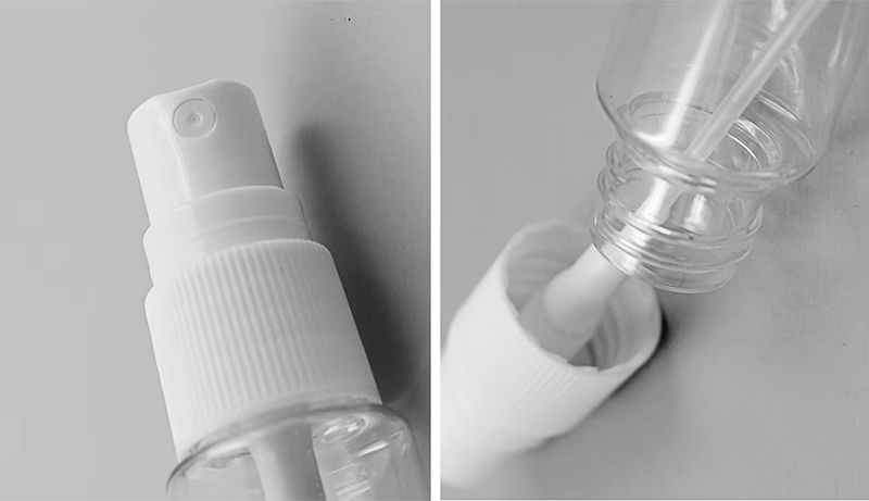 Transparent Spray bottles