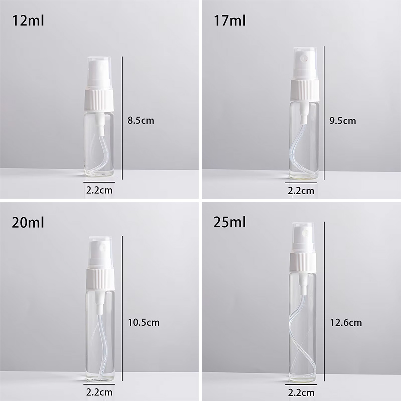 Transparent Spray bottles