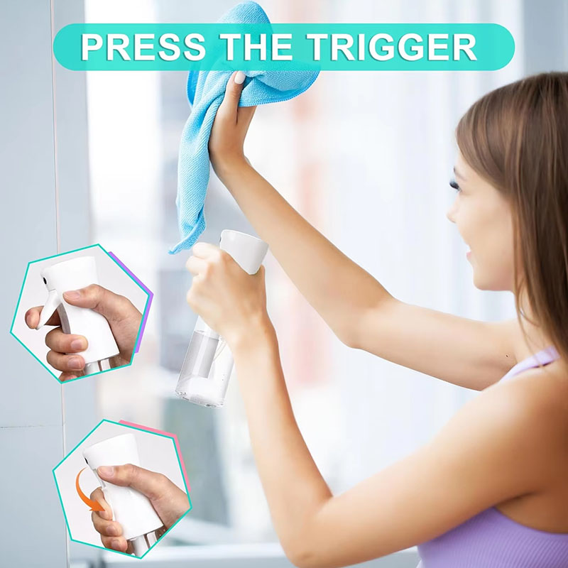 Continuous spray bottle