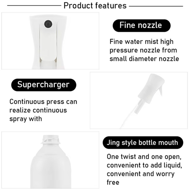 Continuous spray bottle