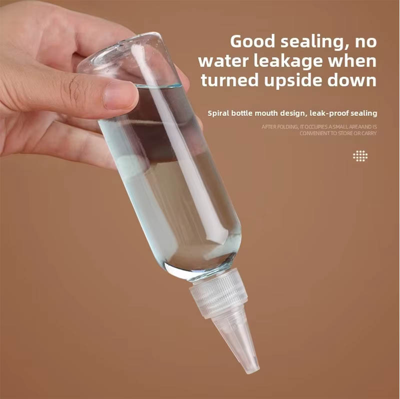 PE Squeeze Bottle With Pointed-Mouth for Sauce Liquids